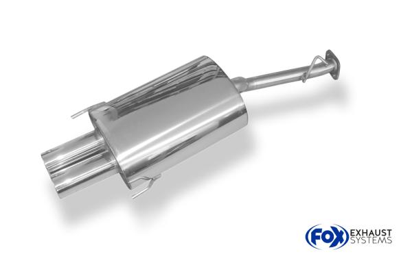 Endschalldämpfer - 2x76 Typ 13 passend für: Honda Prelude BB9